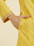Manyavar Radiant Yellow Kurta Pajama