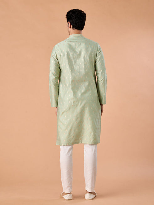 Manyavar Emerald Grace Kurta Pajama