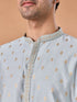 Manyavar Light Blue Elegance Kurta Pajama