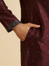 Manyavar Wine Enchantment Kurta Pajama