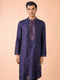 Manyavar Royale Dark Blue Kurta Pajama