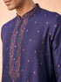 Manyavar Royale Dark Blue Kurta Pajama