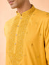Manyavar Mustard Elegance Kurta Pajama