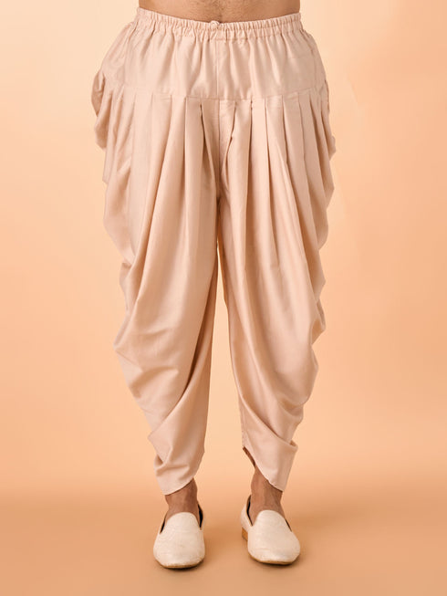 Manyavar Rust Fiesta Elegance Kurta Patiala
