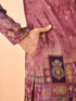 Manyavar Rust Fiesta Elegance Kurta Patiala