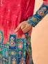 Manyavar Radiant Red Kurta Patiala