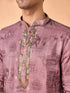 Manyavar Brown Elegance Kurta Patiala