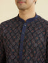 Manyavar Elegant Dark Blue Kurta Pant