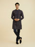 Manyavar Elegant Dark Blue Kurta Pant