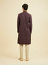 Manyavar Maroon Elegance Kurta Pajama