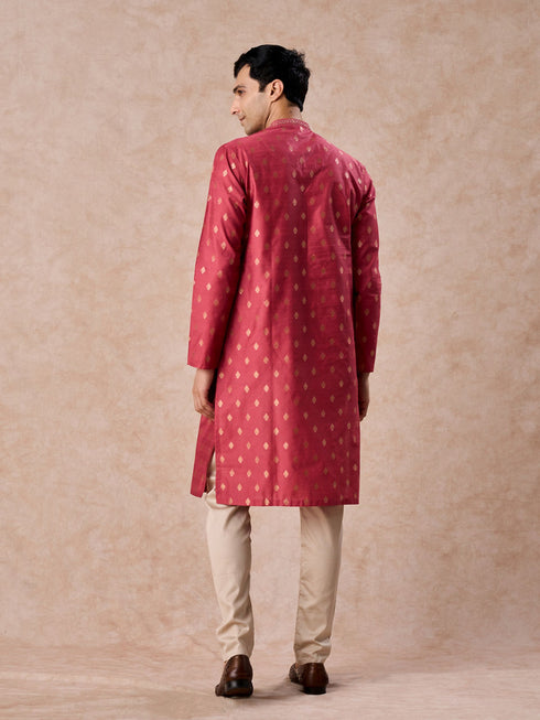 Manyavar Coral Elegance Kurta Pajama