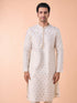 Manyavar Elegant Cream Kurta Pajama