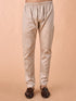 Manyavar Elegant Beige Kurta Pajama Set