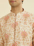 Manyavar Peach Kurta Pant Set
