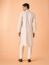 Manyavar Cream Delight Kurta Pajama