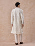 Manyavar Warm White Kurta Pajama