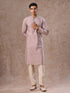 Manyavar Elegant Lilac Kurta Pajama Set
