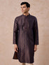 Manyavar Elegant Dark Blue Kurta Pajama
