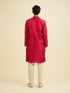 Manyavar Festive Red Kurta Pajama Set
