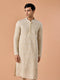 Manyavar Pista Green Elegance Kurta Pajama