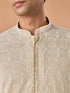 Manyavar Pista Green Elegance Kurta Pajama