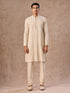 Manyavar Glistening Gold Kurta Pajama