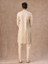 Manyavar Glistening Gold Kurta Pajama