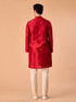 Manyavar Opulent Red Kurta Pajama