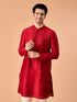 Manyavar Opulent Red Kurta Pajama