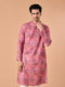 Manyavar Pink Charm Kurta Pajama