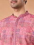 Manyavar Pink Charm Kurta Pajama