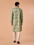 Manyavar Light Mid Green Kurta Pajama