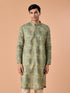 Manyavar Light Mid Green Kurta Pajama