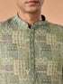 Manyavar Light Mid Green Kurta Pajama