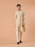 Manyavar Beige Celebration Kurta Pajama