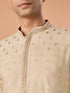 Manyavar Beige Celebration Kurta Pajama