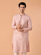 Manyavar Pink Splendor Kurta Pajama