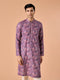 Manyavar Lilac Bliss Kurta Pajama