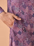 Manyavar Lilac Bliss Kurta Pajama