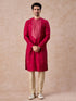 Manyavar Radiant Rani Pink Kurta Pajama