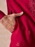 Manyavar Radiant Rani Pink Kurta Pajama