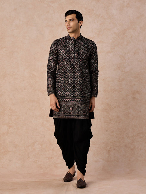 Manyavar Velvety Purple Splendour Kurta Patiala