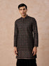 Manyavar Velvety Purple Splendour Kurta Patiala