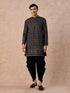 Manyavar Teal Elegance Velvet Kurta Patiala