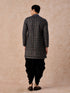 Manyavar Teal Elegance Velvet Kurta Patiala