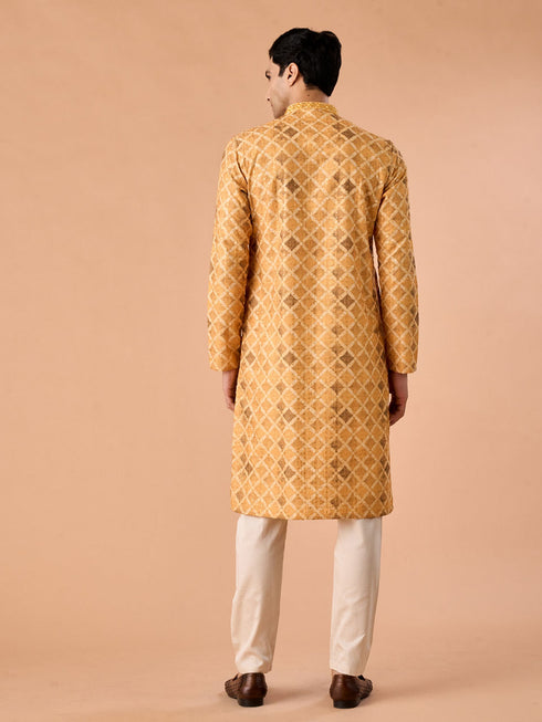Manyavar Mellow Sunshine Kurta Pajama