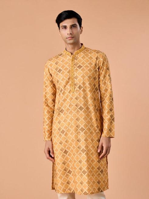 Manyavar Mellow Sunshine Kurta Pajama