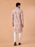 Manyavar Beige Elegance Kurta Pajama