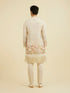Manyavar Peach Elegance Kurta Pajama