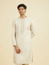 Manyavar Royal Beige Kurta Pajama